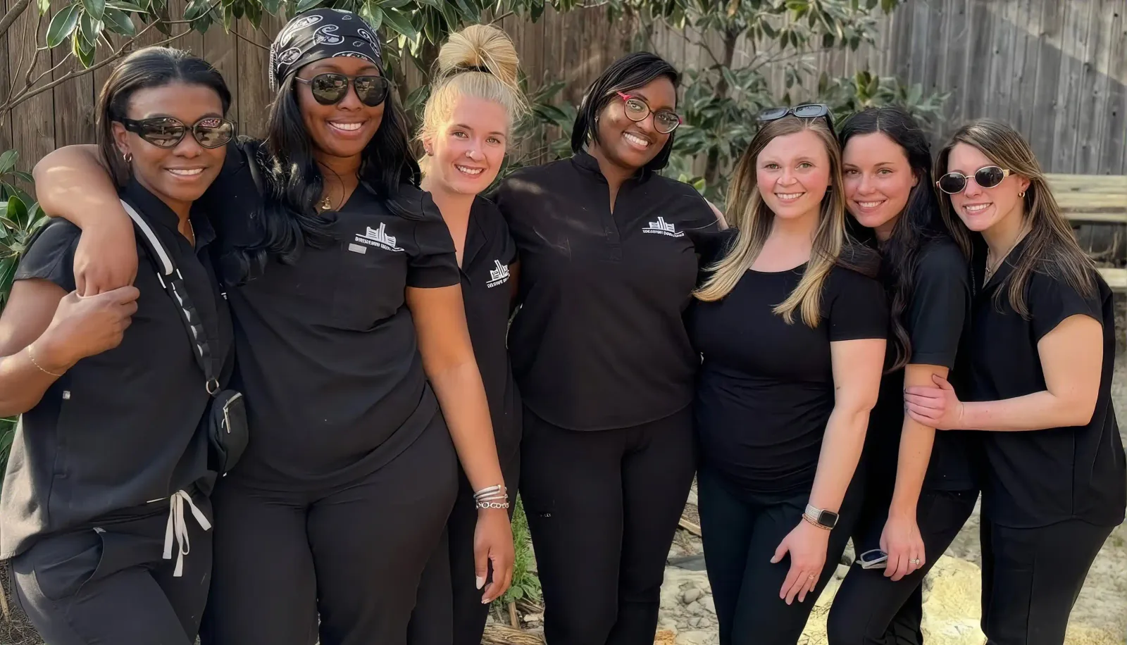 Crosstown Dental Group team outdoors